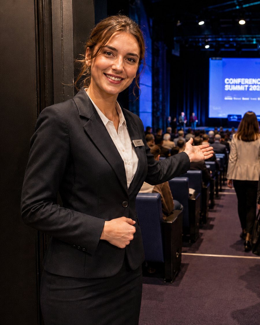 Hostess di accoglienza